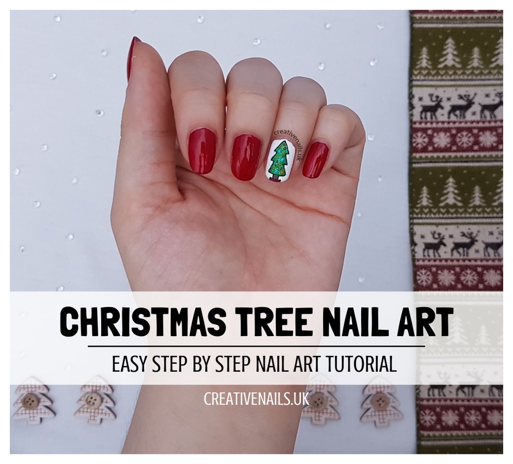 Christmas Tree Nail Art Tutorial Creative Nails