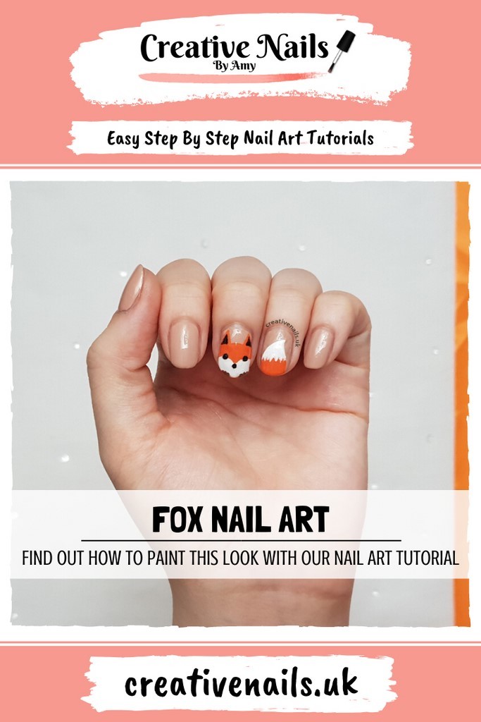 fox easy step by step nail art tutorial