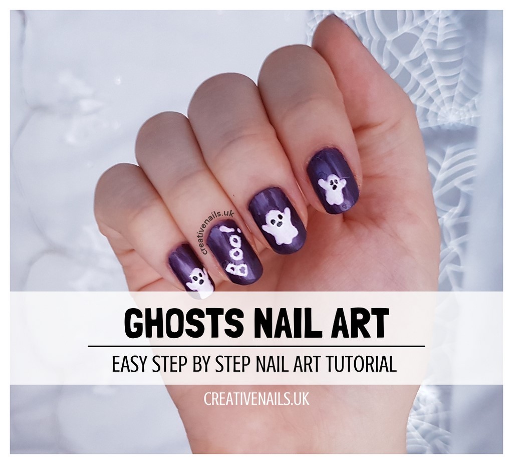 Ghosts Nail Art Tutorial | Creative Nails
