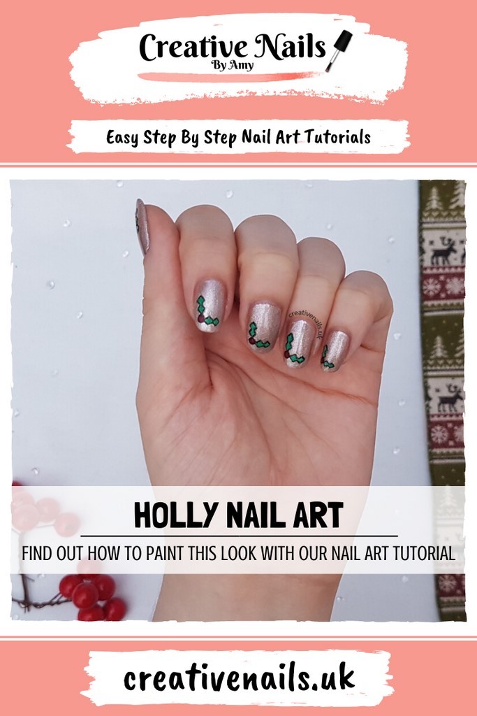 holly easy step by step nail art tutorial