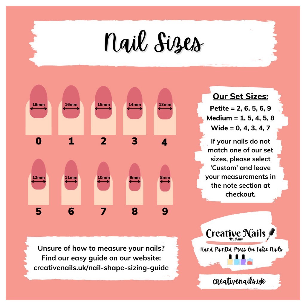 nail length chart 🫶🏽 size guide: place your fingertip on the screen to  select your desired length when booking your appointment �... | Instagram