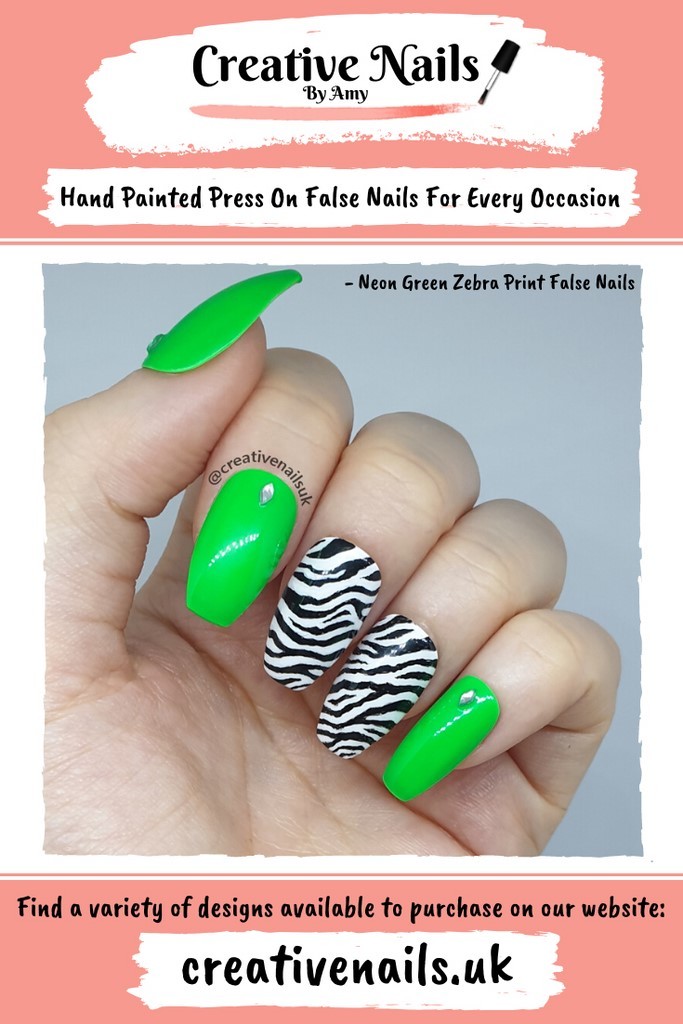 zebra print nails