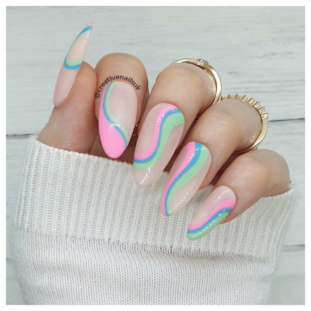 Manicure of the Month: Colorful Tie Dye Nails - living after midnite