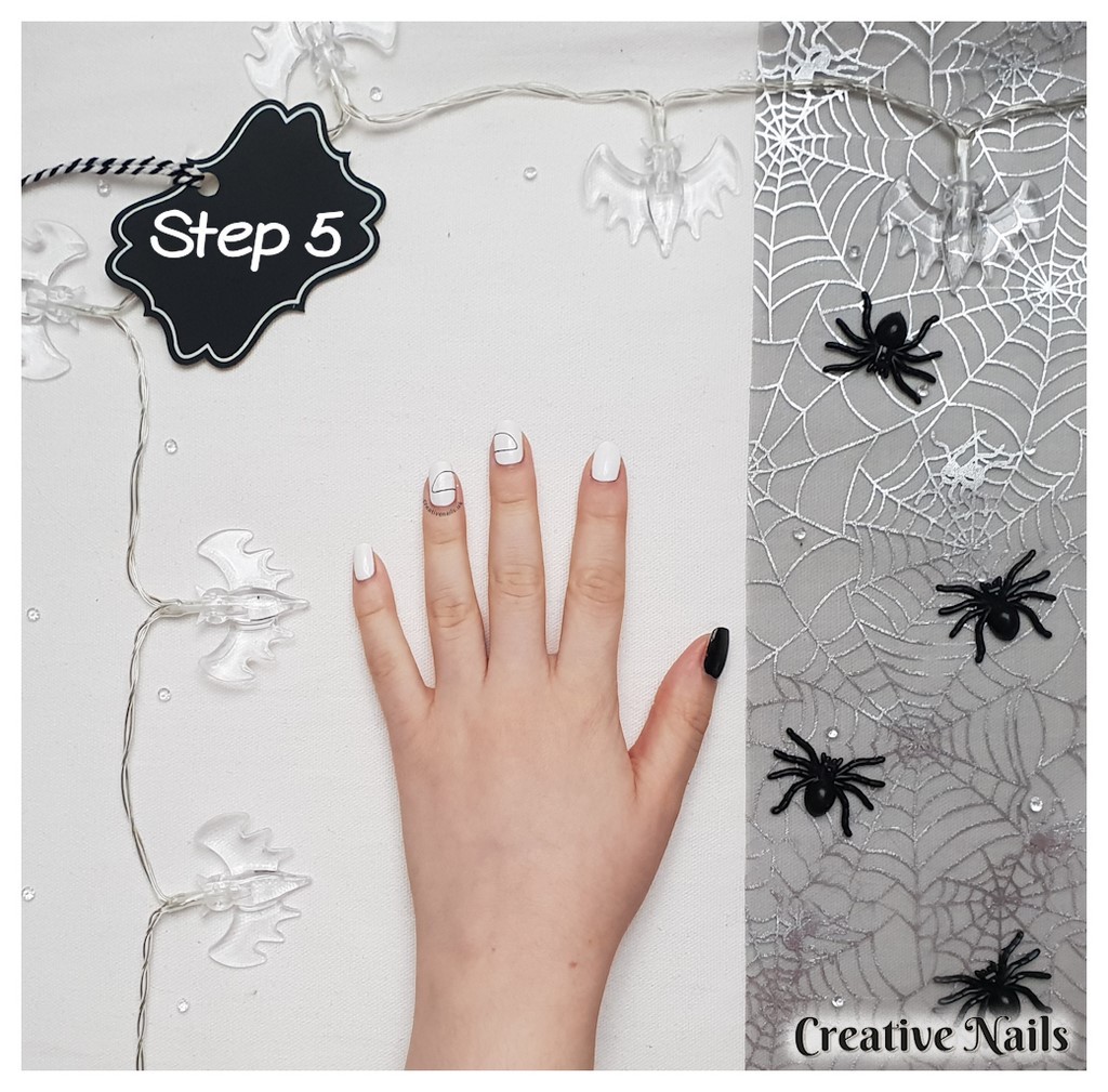 halloween themed nail art