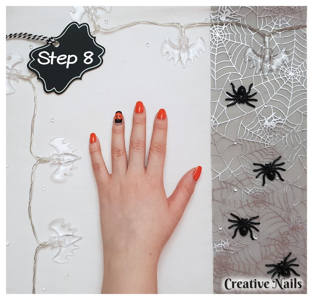 pumpkin nail art designs