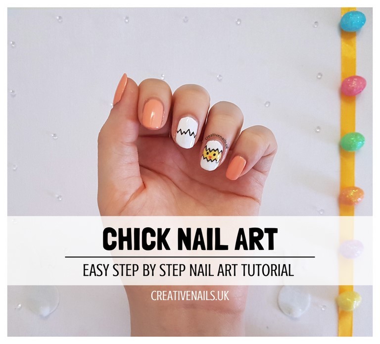 chick nail art tutorial