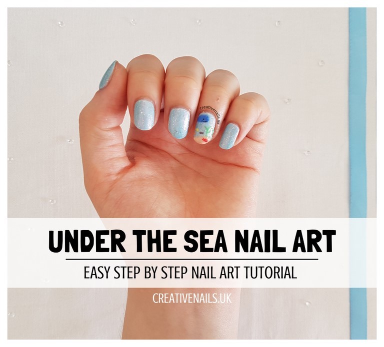 under the sea nail art tutorial