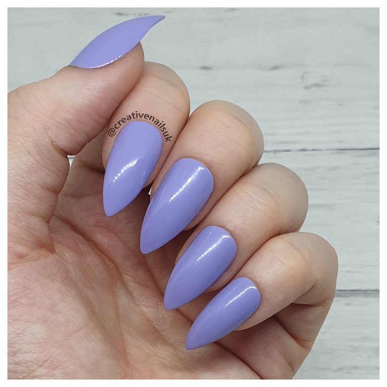 pastel purple fake nails