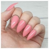 baby pink false nails