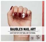 baubles nail art tutorial