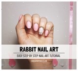 rabbit nail art tutorial