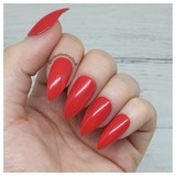 red false nails