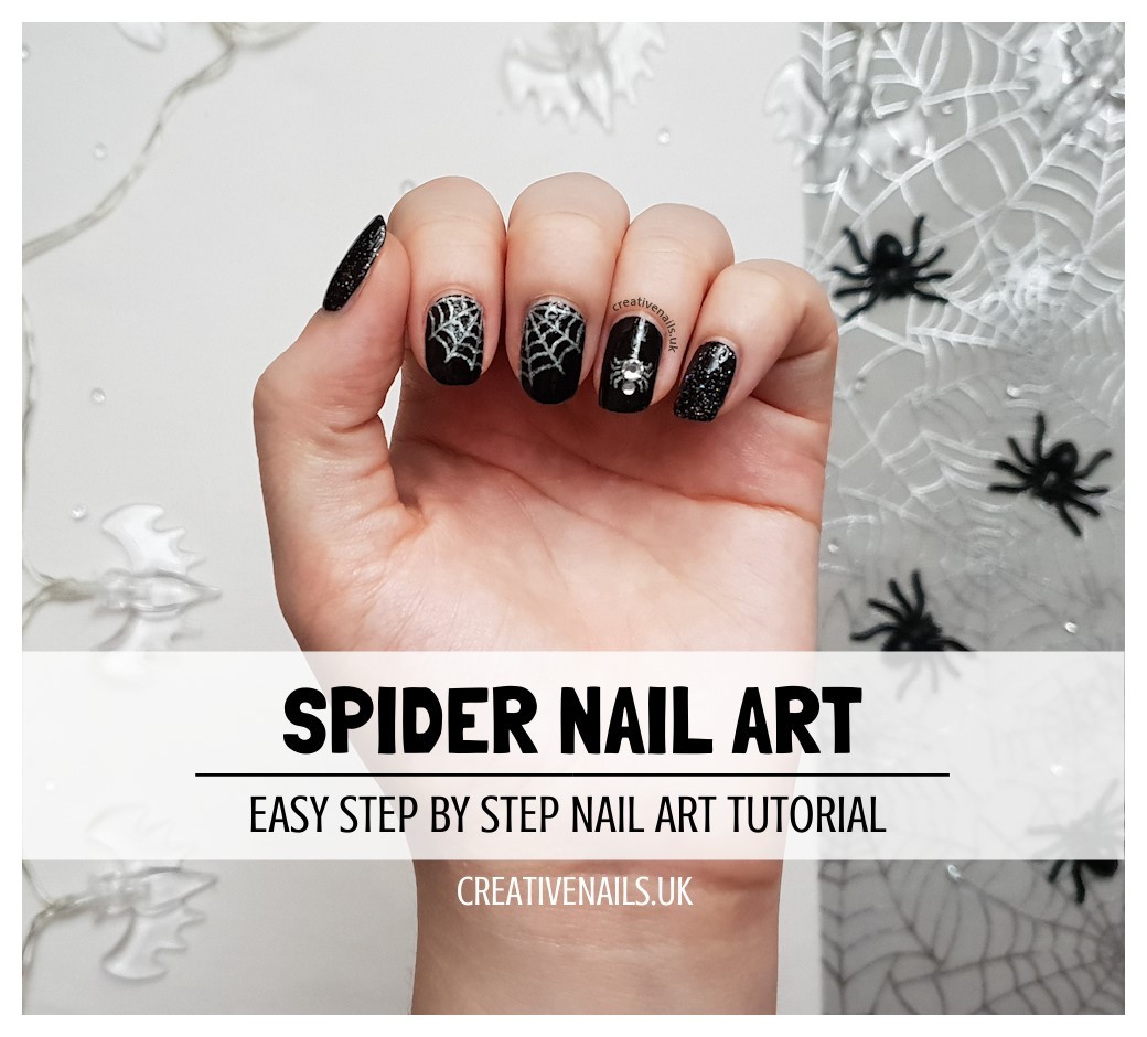 Spider Nail Art Tutorial Creative Nails